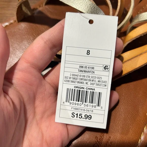 Target Universal Thread Sandals Size 8 - Picture 5 of 8